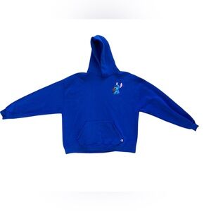 Russell Athletic Lilo and Stitch Y2K Women’s XL Blue Pullover Hoodie Preowned